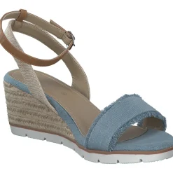 Tom Tailor 5390040017, Plateau-Sandaletten, Damen, sky