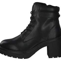 Tom Tailor 4295702, Plateau-Stiefeletten, Damen, black black