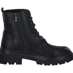 Tom Tailor 4295201, Schnürstiefeletten, Damen, Black Black