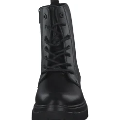 Tom Tailor 4295201, Schnürstiefeletten, Damen, Black Black