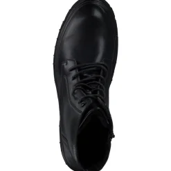 Tom Tailor 4295201, Schnürstiefeletten, Damen, Black Black