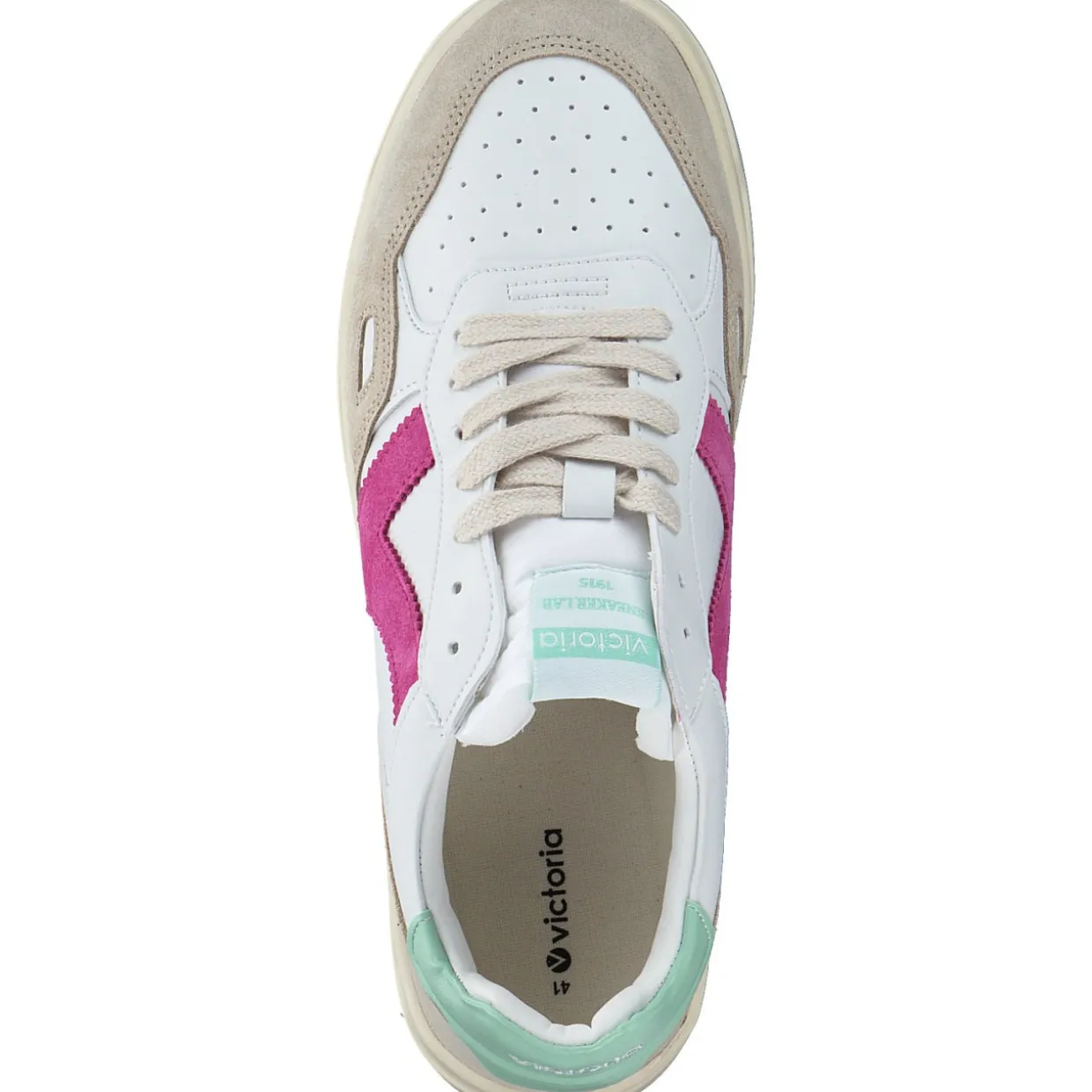 Victoria Seul 1257101, Schnürschuhe, Damen, Weiß
