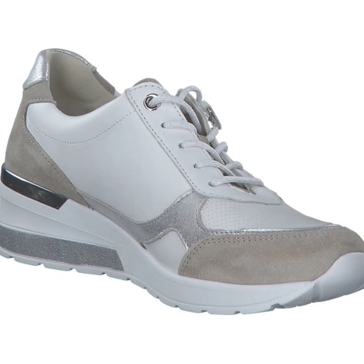 Waldläufer H-Clara 939018, Schnürschuhe, Damen, sahara argento weiss