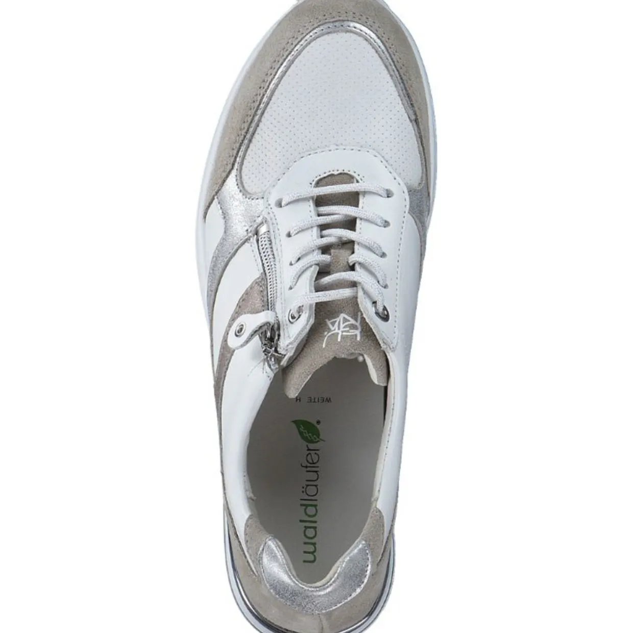 Waldläufer H-Clara 939018, Schnürschuhe, Damen, sahara argento weiss