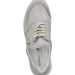 Waldläufer Hiroko Soft H64007, Sneakers Low, Damen, STEIN SILBER STEIN