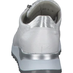 Waldläufer Hiroko Soft H64007, Sneakers Low, Damen, WEISS SILBER WEISS