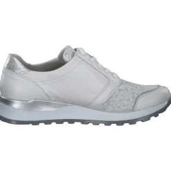 Waldläufer Hiroko Soft H64007, Sneakers Low, Damen, WEISS SILBER WEISS