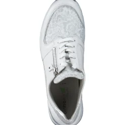 Waldläufer Hiroko Soft H64007, Sneakers Low, Damen, WEISS SILBER WEISS