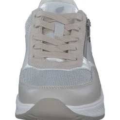 Waldläufer H-Mara 765001, Schnürschuhe, Damen, GRAU WEISS GRAU