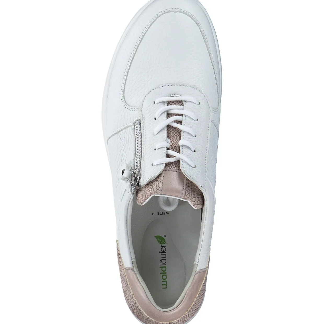 Waldläufer Lana 758009, Schnürschuhe, Damen, Weiß/Rose