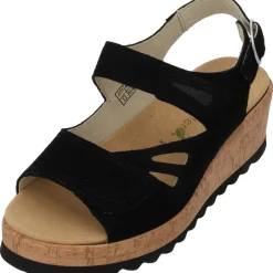Waldläufer Wiebke 925001, Sandaletten, Damen, black