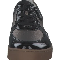 Waldläufer 754004-203/370 Yuna H, Schnürschuhe, Damen, schwarz bronze